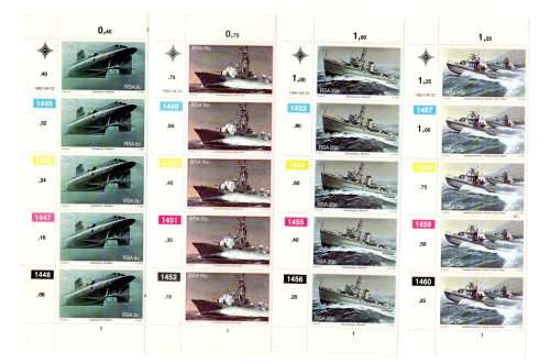 RSA 1982/04/02 Simonstown Naval Base Control Block Set