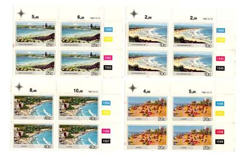 RSA 1983/10/12 Tourism : South African Beaches Control Block Set