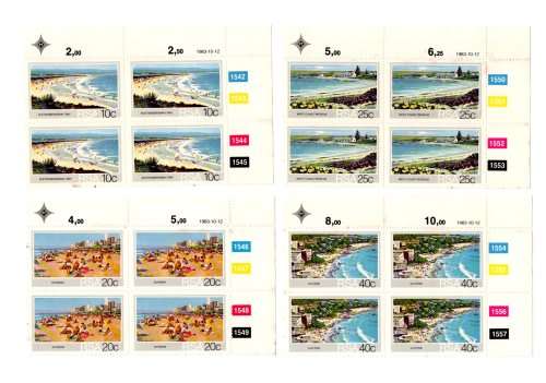 RSA 1983/10/12 Tourism : South African Beaches Control Block Set