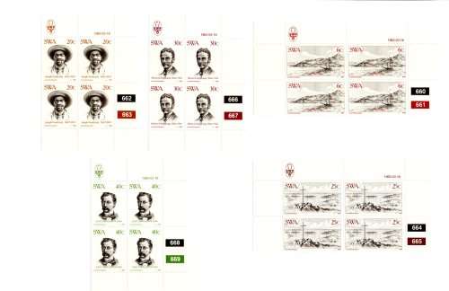 South-West Africa 1983/03/16 Luderitz Control Block Set