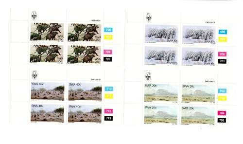 South-West Africa 1983/09/01 Painters Control Block Set