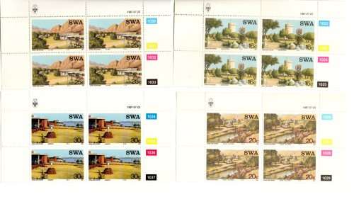 South-West Africa 1987/07/23 Tourist Camps Control Block Set