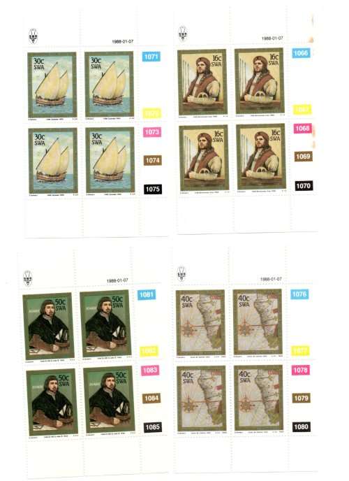 South-West Africa 1988/01/07 Bartolomeu Dias Control Block Set