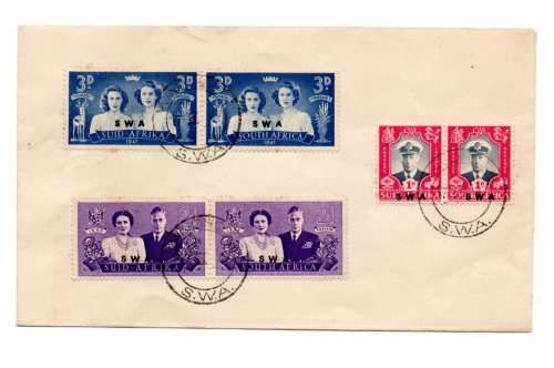 Union of South Africa - 1947 SWA Overprint on cover