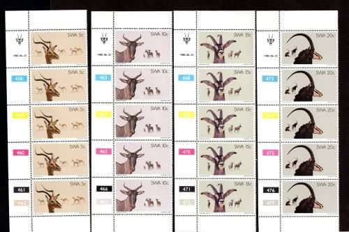 SWA 1980/06/25 Nature Conservation and Tourism Control Block Set