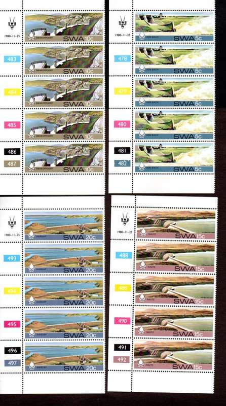 SWA 1980/11/25 Water Conservation Dams Control Block Set