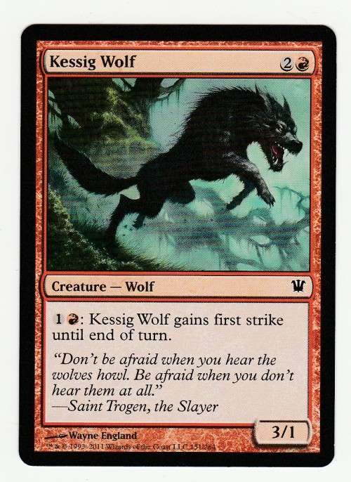 Magic the Gathering 1993-2011 - Kessig Wolf - Common - Innis