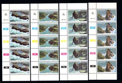 Transkei 1980/10/29 Wild Coast Control Block Sheet Set