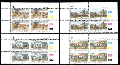 Transkei 1983/11/09 Post Offices Control Block Set