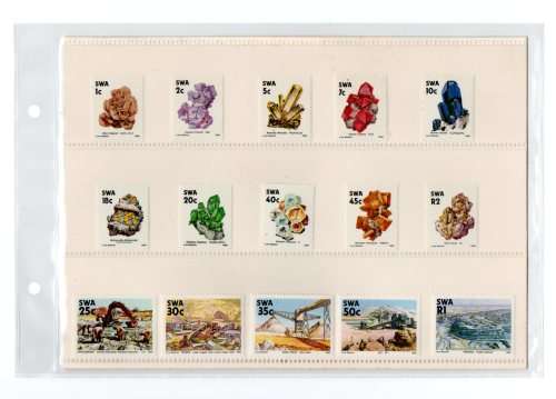 SWA 1989/11/16 Fourth Definitive Series: Mines and Minerals Mounted Set and FDC4.1 Set