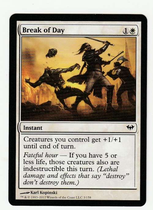 Magic the Gathering 1993-2012 - Break of Day - Common - Dark Ascension