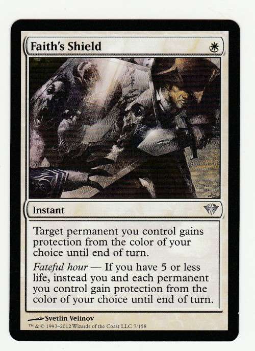 Magic the Gathering 1993-2012 - Faith`s Shield - Uncommon - Dark Ascension