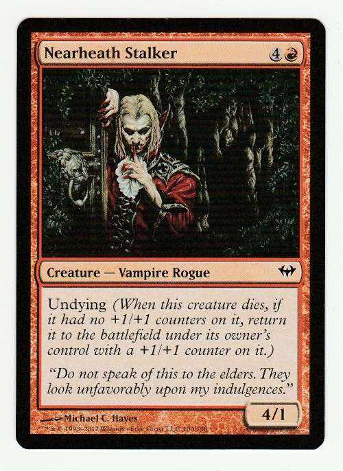 Magic the Gathering 1993-2012 - Nearheath Stalker - Common - Dark Ascension