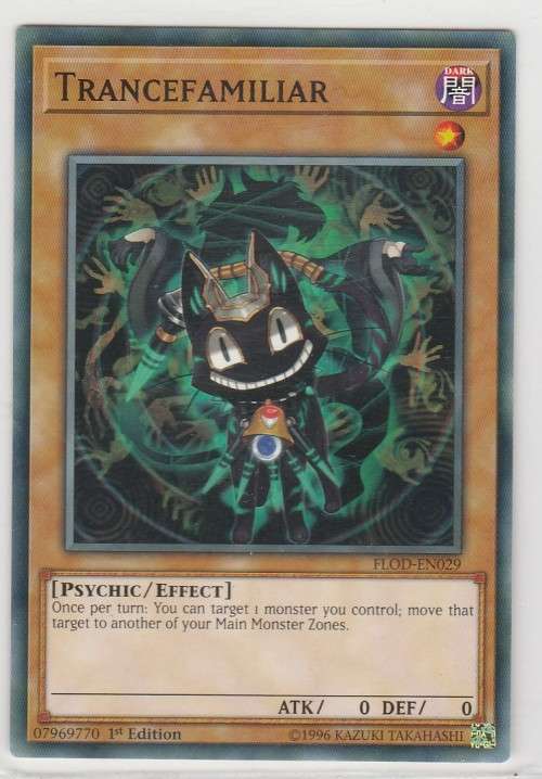 Yu-Gi-Oh! - Trancefamiliar - Flames of Destruction (FLOD-EN029) - Common- 1st Edition