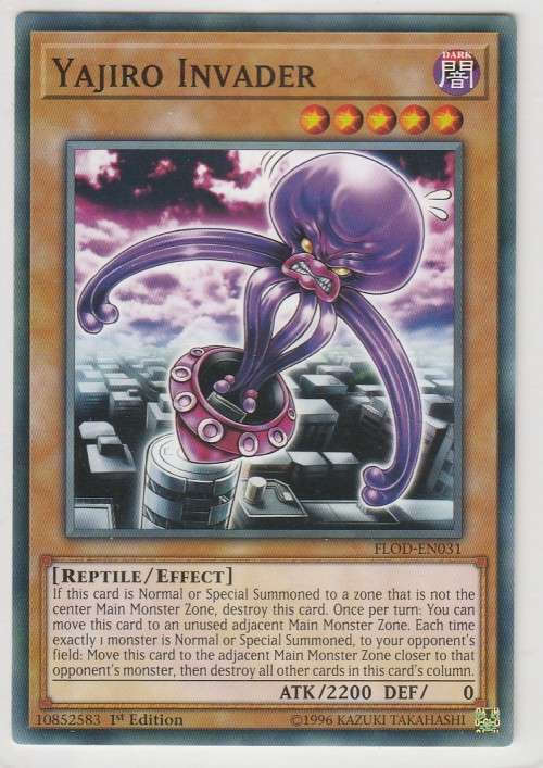 Yu-Gi-Oh! - Yajiro Invader - Flames of Destruction (FLOD-EN031) - Common- 1st Edition