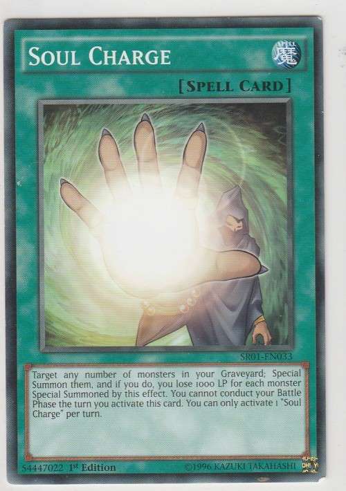 Yu-Gi-Oh! - Soul Charge - Emperor of Darkness Structure Deck (SR01-EN033) - Common- 1st Edition