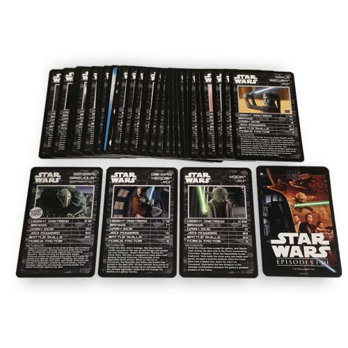 Top Trumps - Star Wars Episodes I - III (33 Cards)