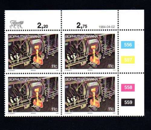 Bophuthatswana 1984/04/02 Additional value of the Definitive issue Control Block Set