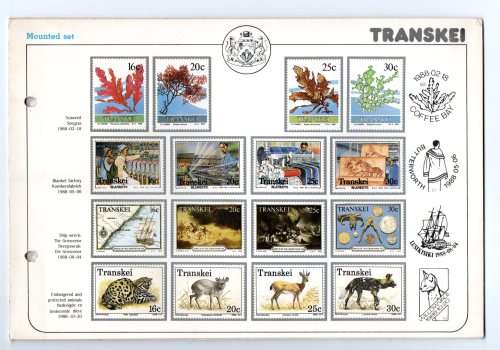 Transkei 1988 Mounted Set
