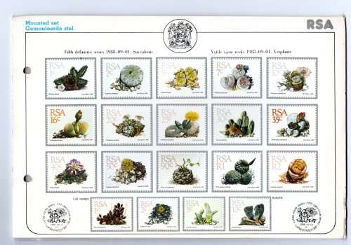RSA 1988/09/01 Fifth Definitive Series Mounted Set