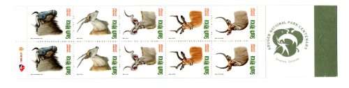 RSA 1998/08/07 Standard Postage Booklet - Redrawn values to the 6th definitive issue / Kruger Nation