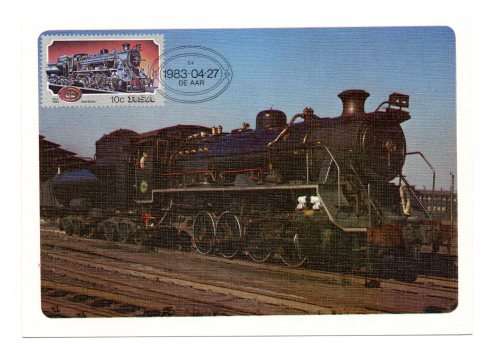 1983 RSA Steam Locomotives Postcard Set