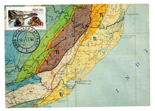 1984 RSA Strategic Minerals Postcard Set