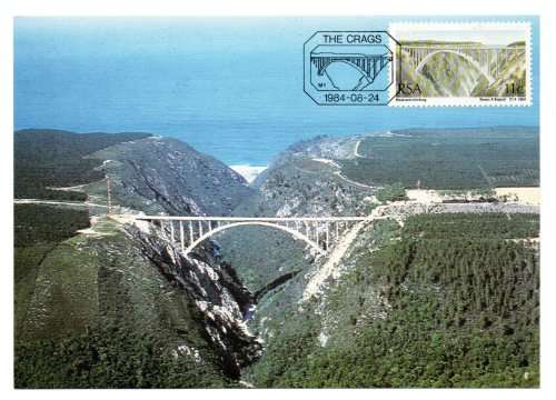 1984 RSA South African Bridges Postcard Set