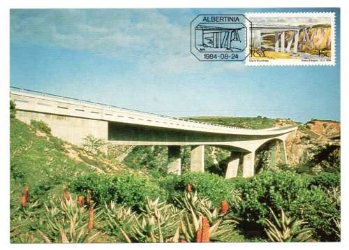1984 RSA South African Bridges Postcard Set