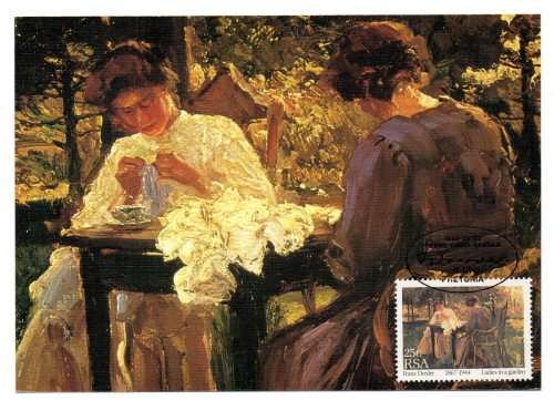 1985 RSA Paintings by Frans David Oerder Postcard Set