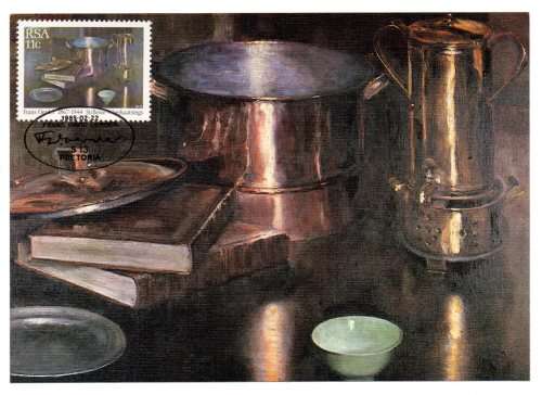 1985 RSA Paintings by Frans David Oerder Postcard Set