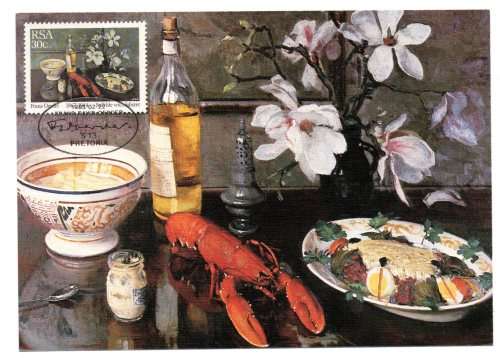 1985 RSA Paintings by Frans David Oerder Postcard Set
