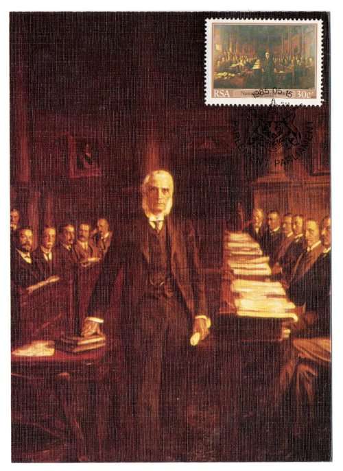 1985 RSA  Inauguration of the Cape Parliamentary Buildings Postcard Set