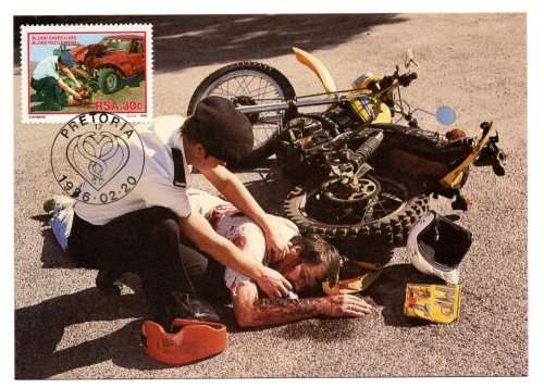 1986 RSA  Donate Blood Postcard Set