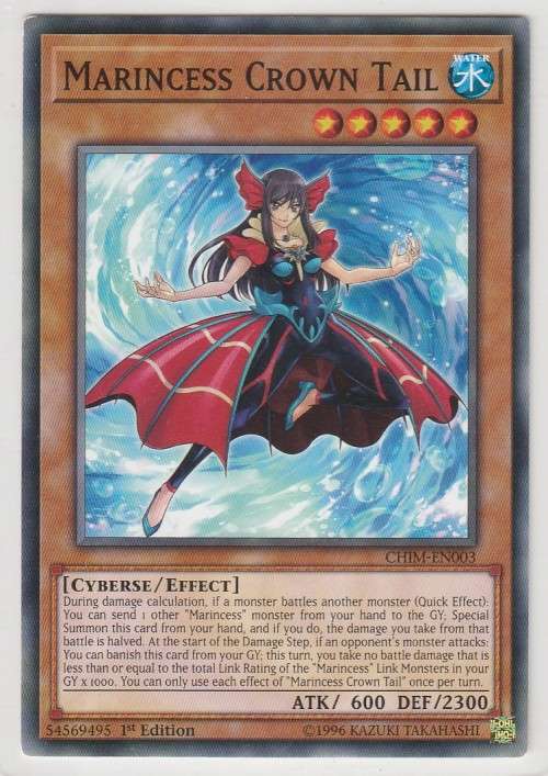 Yu-Gi-Oh! - Marincess Crown Tail - Chaos Impact (CHIM-EN003) - Common- 1st Edition