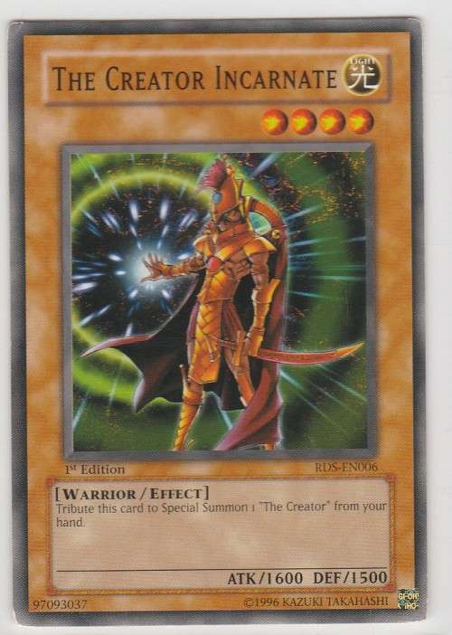 Yu-Gi-Oh! - The Creator Incarnate - Rise of Destiny (RDS-EN006) - Common- 1st Edition