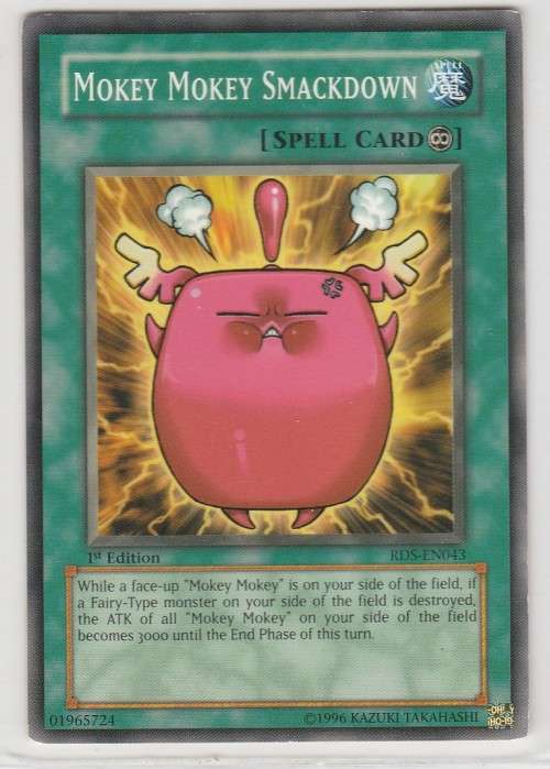 Yu-Gi-Oh! - Mokey Mokey Smackdown - Rise of Destiny (RDS-EN043) - Common- 1st Edition