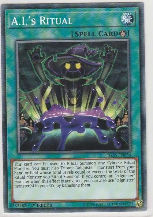 Yu-Gi-Oh! - A.I.`s Ritual - Ignition Assault (IGAS-EN054) - Common- 1st Edition