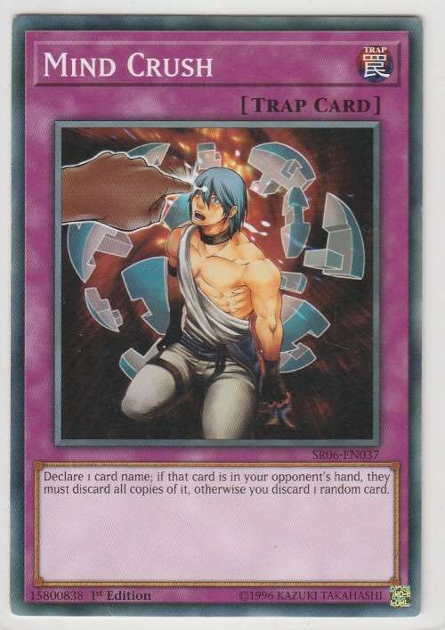 Yu-Gi-Oh! - Mind Crush - Structure Deck: Lair of Darkness (SR06-EN037) - Common- 1st Edition