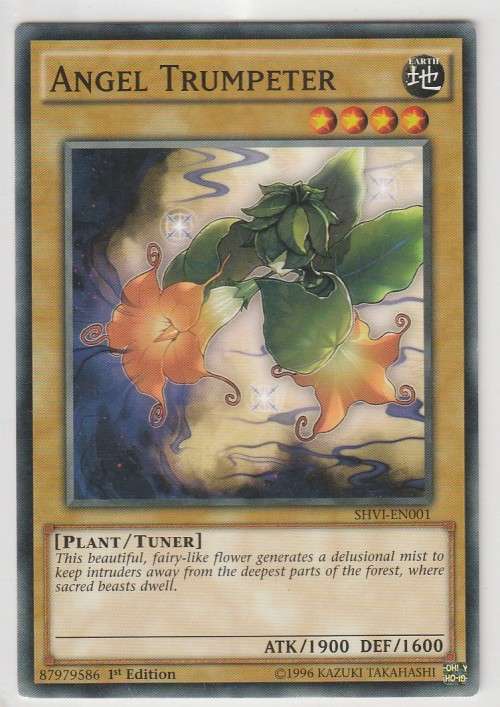 Yu-Gi-Oh! - Angel Trumpeter - Shining Victories (SHVI-EN001) - Short Print- 1st Edition