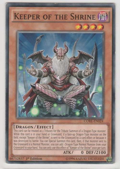 Yu-Gi-Oh! -Keeper of the Shrine - Clash of Rebellions (CORE-EN024) - Common- 1st Edition