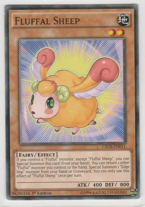 Yu-Gi-Oh! -Fluffal Sheep - Crossed Souls (CROS-EN011) - Common- 1st Edition