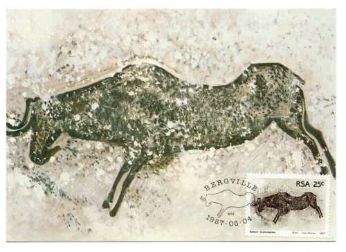 1987 RSA Rock Paintings Postcard Set