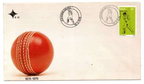 1976 RSA History of Cricket in South Africa FDC 2.13