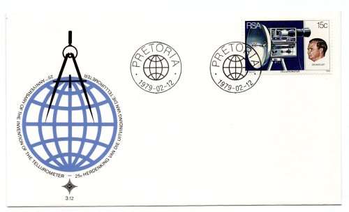 1979 RSA 25th Anniversary of the Invention of the Tellurometer FDC 3.12