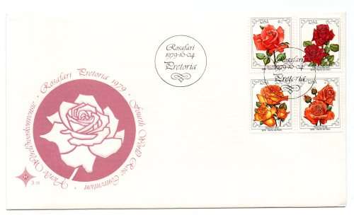 1979 RSA Fourth World Rose Convention FDC 3.18 & FDC S4 Set