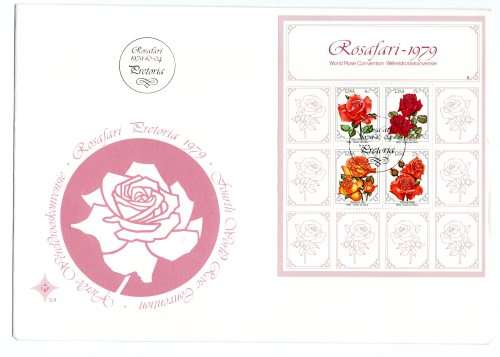 1979 RSA Fourth World Rose Convention FDC 3.18 & FDC S4 Set