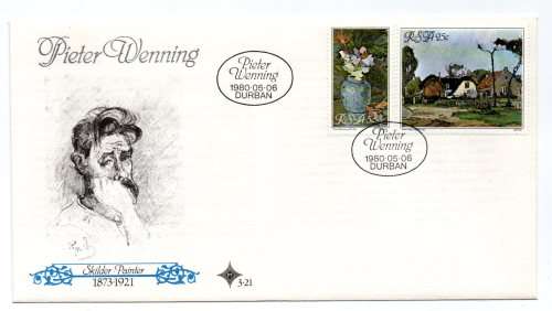 1980 RSA Pieter Wenning FDC 3.21 & S5 Tribute