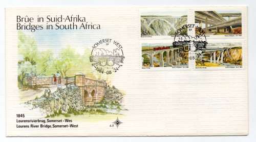1984 RSA South African Bridges FDC 4.9
