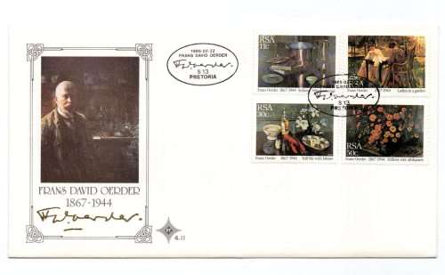 1985 RSA Frans David Oerder FDC 4.11 & S13 Set